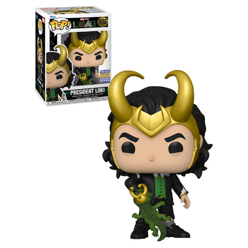 Funko POP! Marvel Loki #1066 President Loki Bitten - 2022 Comic Con Experience (CCXP) Limited Edition - New, Mint Condition