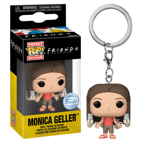 Funko Pocket POP! Keychain Friends #59194 Monica Geller (With Braids) - New, Mint Condition