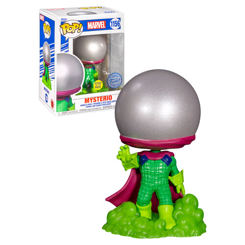 Funko POP! Marvel Spider-Man #1156 Mysterio (Metallic - Glows In The Dark) - New, Mint Condition