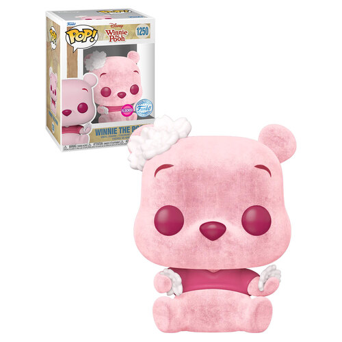 Funko POP! Disney Winnie The Pooh #1250 Cherry Blossom Pooh (Flocked) - New, Mint Condition