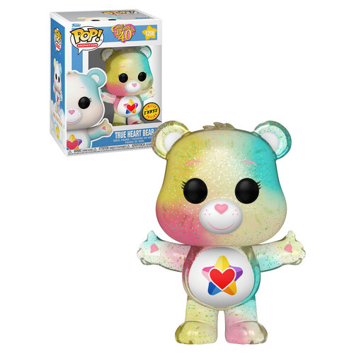 Funko POP! Animation Care Bears #1206 True Heart Bear - Limited Chase Edition - New, Mint Condition