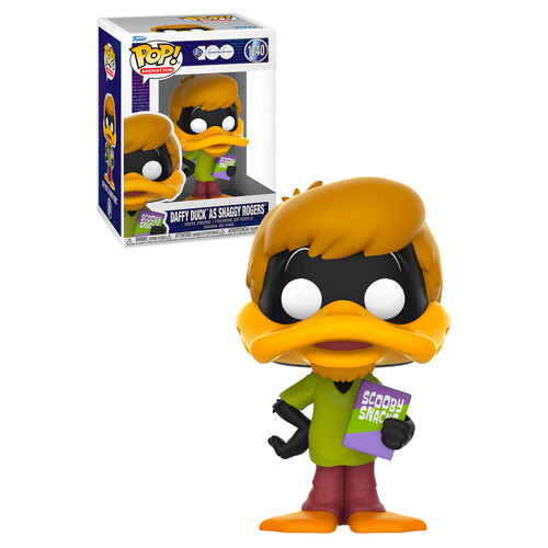 Funko POP! Animation WB 100 Looney Tunes x Scooby Doo #1240 Daffy Duck As Shaggy Rogers - New, Mint Condition