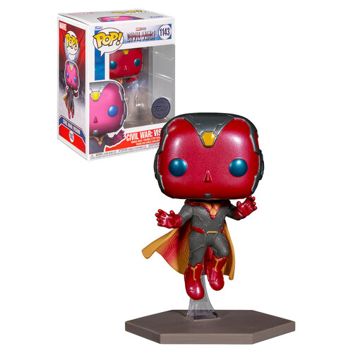 Funko POP! Marvel Captain America Civil War #1143 Vision (Build-A-Scene) - New, Mint Condition