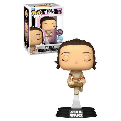 Funko POP! Star Wars Power Of The Galaxy #577 Rey (Levitating) - New, Mint Condition