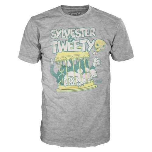 Looney Tunes Sylvester & Tweety Bird Funko POP! Tee T-Shirt (2XL) By Funko - New, With Tags
