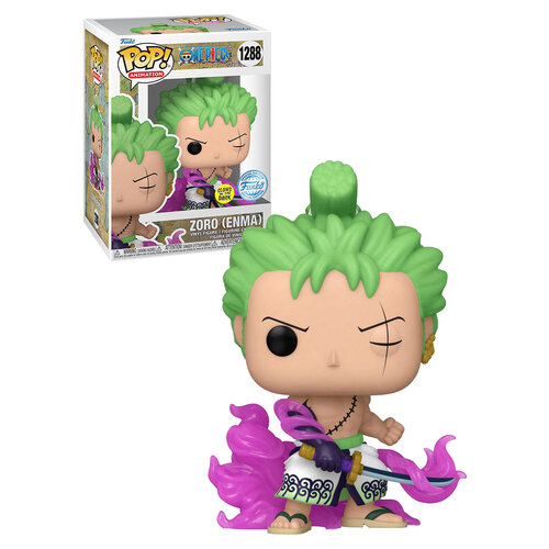 Funko POP! Animation One Piece #1288 Zoro With Enma (Glows In The Dark) - New, Mint Condition