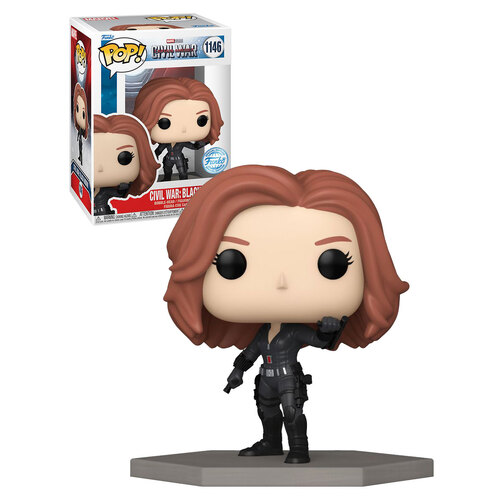 Funko POP! Marvel Captain America Civil War #1146 Black Widow - New, Mint Condition