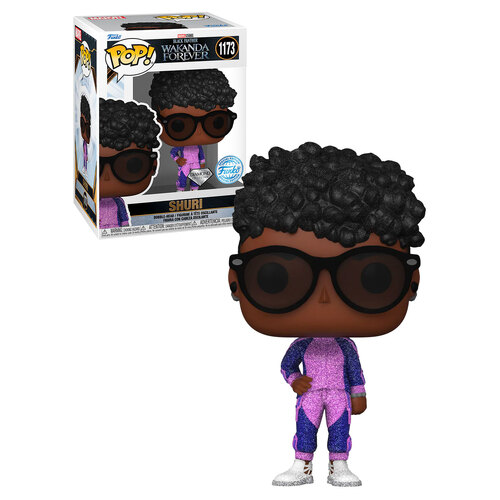 Funko POP! Marvel Black Panther: Wakanda Forever #1173 Shuri With Sunglasses (Diamond Collection) - New, Mint Condition