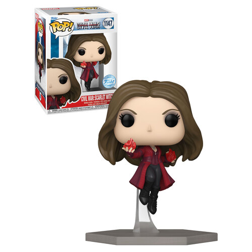 Funko POP! Marvel Captain America: Civil War #1147 Scarlet Witch (Build-A-Scene) - New, Mint Condition