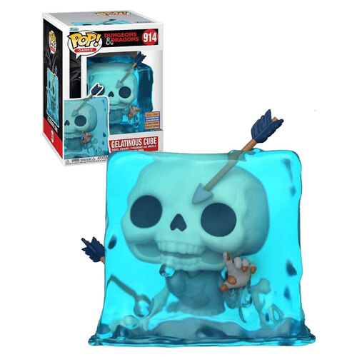 Funko POP! Games Dungeons & Dragons #914 Gelatinous Cube (Blue) - 2023 WonderCon (WC23) Limited Edition - New, Mint Condition