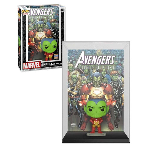 Funko POP! Comic Covers The Avengers #16 Skrull As Iron Man - 2023 WonderCon (WC23) Limited Edition - New, Mint Condition