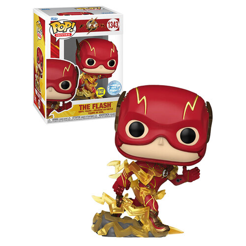 Funko POP! Movies The Flash #1343 The Flash (Glows In The Dark) - New, Mint Condition