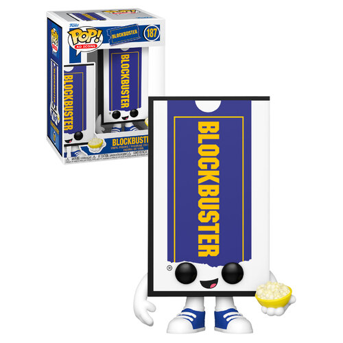 Funko POP! Ad Icons Blockbuster #187 Blockbuster Movie Case - New, Mint Condition