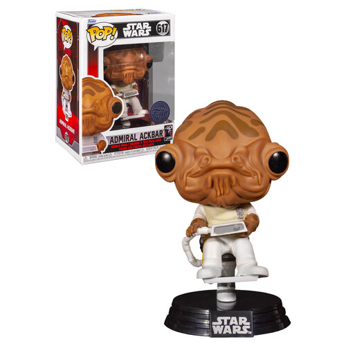 Funko POP! Star Wars Return Of The Jedi 40th #617 Admiral Ackbar - New, Mint Condition