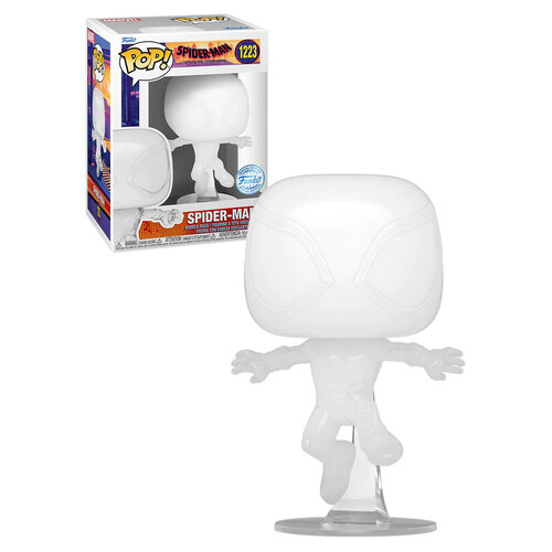 Funko POP! Marvel Spider-Man Across The Spider-Verse #1223 Spider-Man (Translucent) - New, Mint Condition