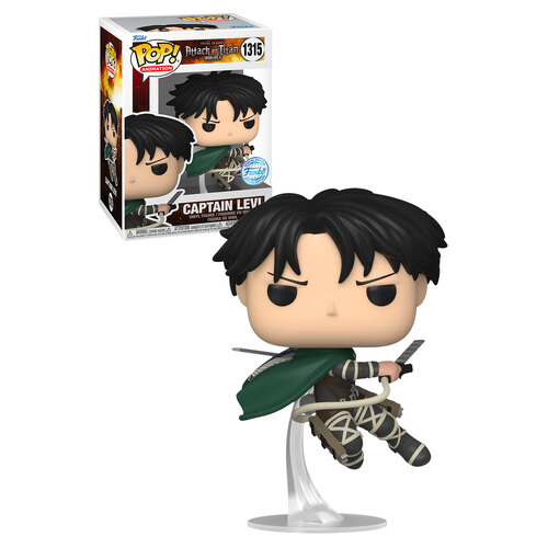 Funko POP! Animation Attack On Titan #1315 Captain Levi - New, Mint  Condition