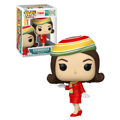 Funko POP! Ad Icons TWA #212 Stewardess - New, Mint Condition