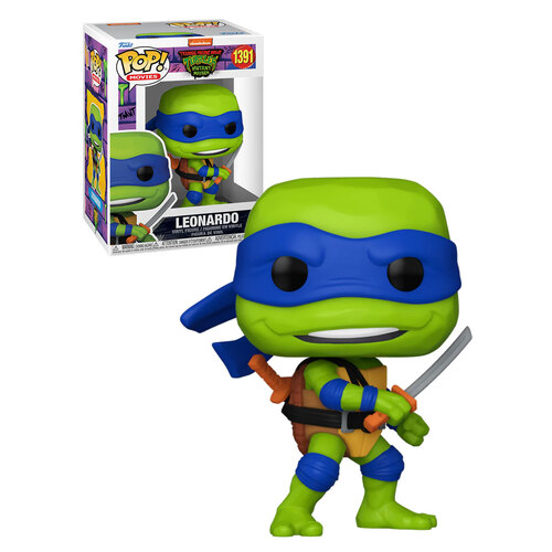 Funko POP! Movies Teenage Mutant Ninja Turtles Mutant Mayhem #1391 Leonardo - New, Mint Condition
