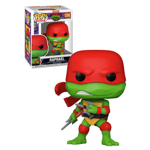 Funko POP! Movies Teenage Mutant Ninja Turtles Mutant Mayhem #1396 Raphael - New, Mint Condition