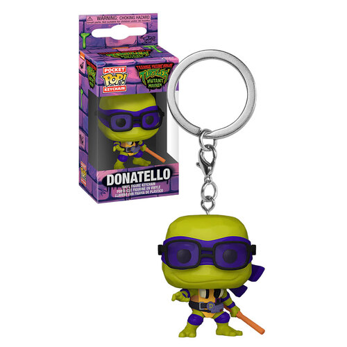Funko Pocket POP! Keychain Teenage Mutant Ninja Turtles Mutant Mayhem #72329 Donatello - New, Mint Condition
