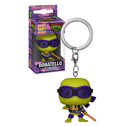 Funko Pocket POP! Keychain TMNT: Mutant Mayhem #72329 Donatello - New, Mint Condition