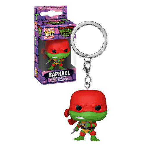 Funko Pocket POP! Keychain Teenage Mutant Ninja Turtles Mutant Mayhem #72331 Raphael - New, Mint Condition
