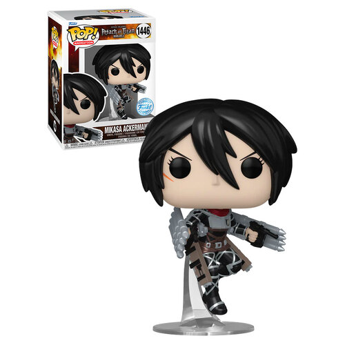 Funko POP! Animation Attack On Titan #1446 Mikasa Ackermann (Metallic) - New, Mint Condition