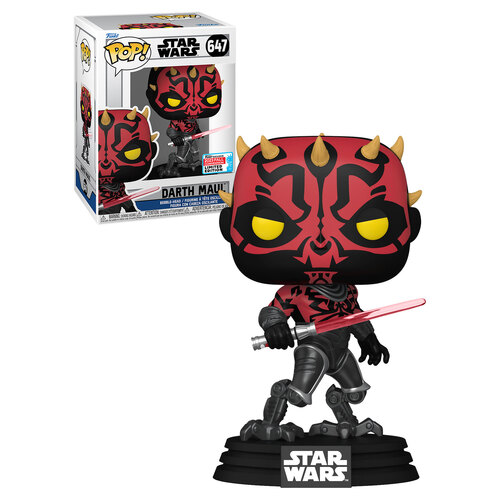 Funko POP! Star Wars #647 Darth Maul (Cybernetic) - 2023 New York Comic Con (NYCC) Limited Edition - New, Mint Condition