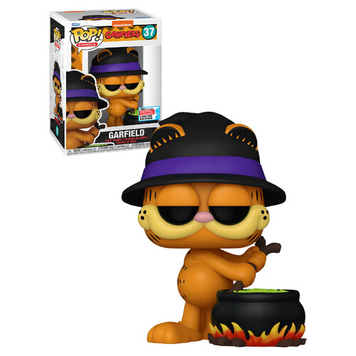 Funko POP! Comics Nickelodeon Garfield #37 Garfield (With Cauldron) - 2023 New York Comic Con (NYCC) Limited Edition - New, Mint Condition