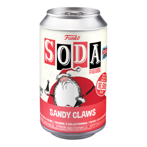 Funko Soda Figure - Disney The Nightmare Before Christmas #74084 Sandy Claws - 2023 New York Comic Con (NYCC) Limited Edition - New, Sealed