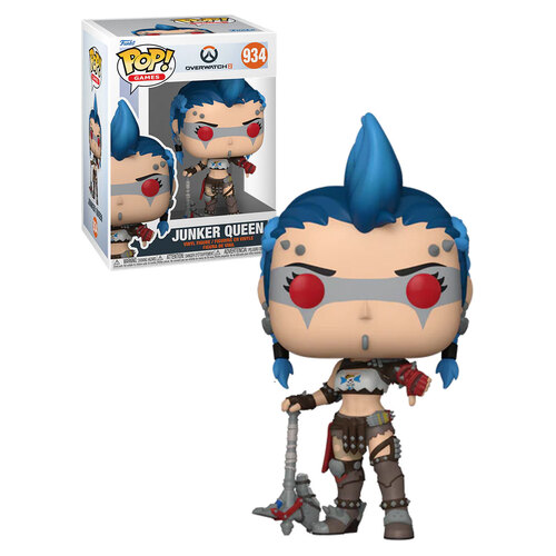 Funko POP! Games Overwatch #934 Junker Queen - New, Mint Condition
