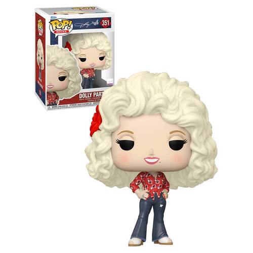 Funko POP! Rocks Dolly Parton #351 Dolly Parton (1977 Tour) - New, Mint Condition
