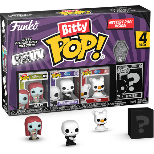 Funko Bitty POP! Disney The Nightmare Before Christmas 4 Pack #73021 Sally - New, Mint Condition