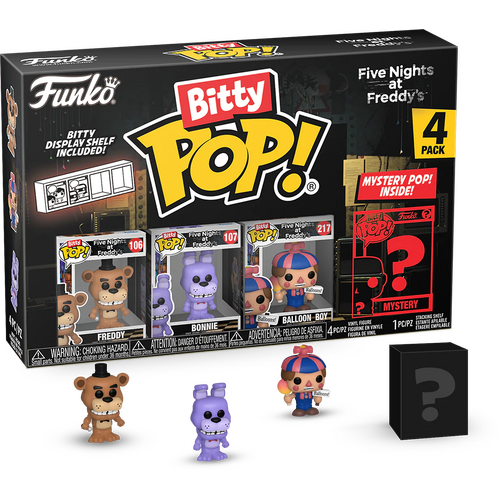 Funko Bitty POP! Five Nights At Freddy's #73046 Freddy 4-Pack - New, Mint Condition