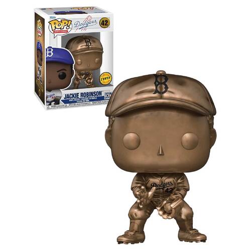 Funko POP! Sports Legends L.A. Dodgers #42 Jackie Robinson - Limited Chase Edition - New, Mint Condition