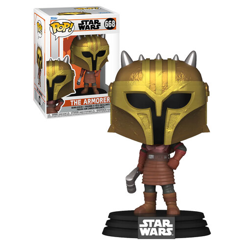 Funko POP! Star Wars The Mandalorian #668 The Armorer - New, Mint Condition