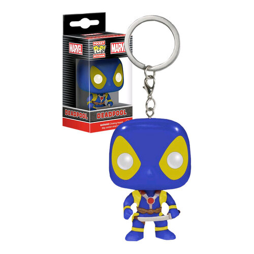Funko Pocket POP! Keychain Marvel #08493 Deadpool (X-Men Blue Uniform) - New, Mint Condition