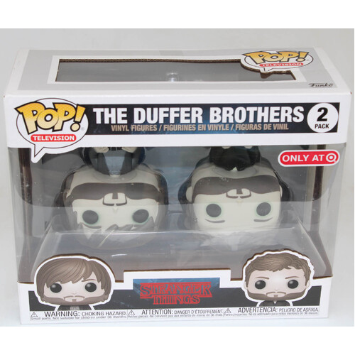 Funko POP! Television Stranger Things #52258 Two Pack The Duffer Brothers - Limited Target Exclusive - New, With Minor Box Damage