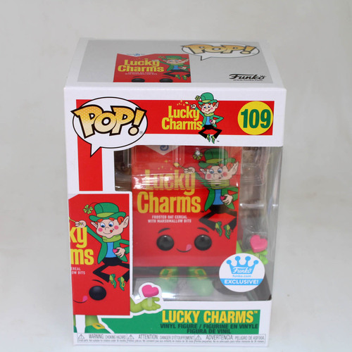 Funko POP Ad Icons General Mills 109 Lucky Charms Cereal Box