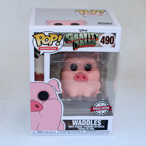Funko POP! Animation Gravity Falls #490 Waddles - New, With Minor Box Damage
