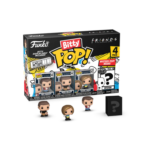 Funko Bitty POP! Television Friends #73049 Joey 4-Pack - New, Mint Condition