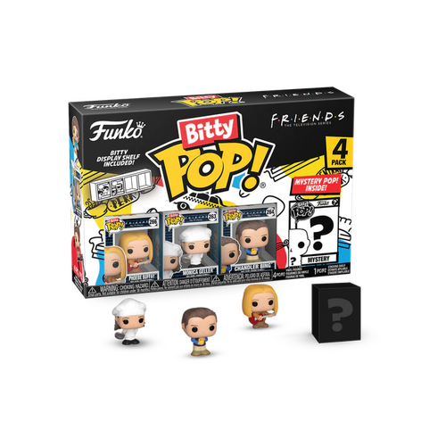 Funko Bitty POP! Television Friends #73051 Phoebe, Monica & Chandler 4-Pack - New, Mint Condition