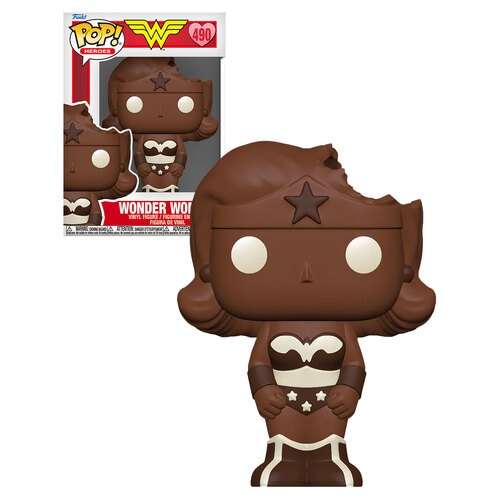 Funko POP! Heroes #490 Wonder Woman (Valentine Chocolate) - New, Mint Condition