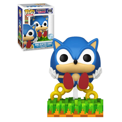 Funko POP! Games Sonic The Hedgehog #918 Ring Scatter Sonic - New, Mint Condition