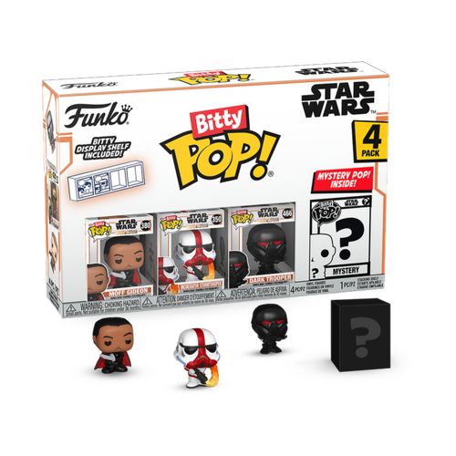Funko Bitty POP! Star Wars: The Mandalorian Moff Gideon 4-Pack - New, Mint Condition