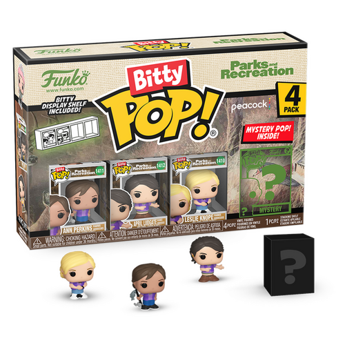 Funko Bitty POP! Television Parks And Recreation Pawnee Goddesses 4-Pack - New, Mint Condition
