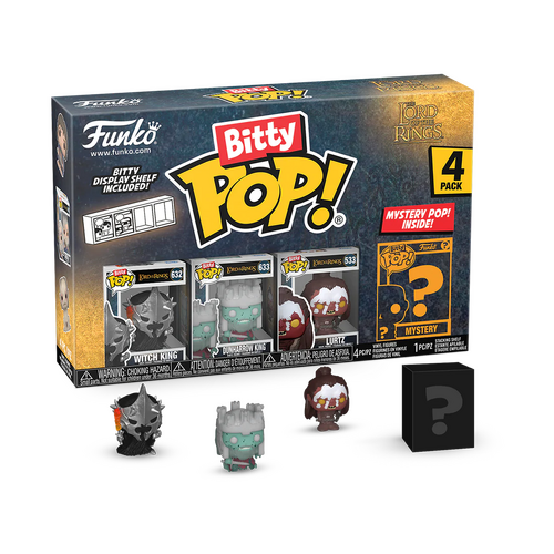 Funko Bitty POP! Movies The Lord Of The Rings Witch King 4-Pack - New, Mint Condition