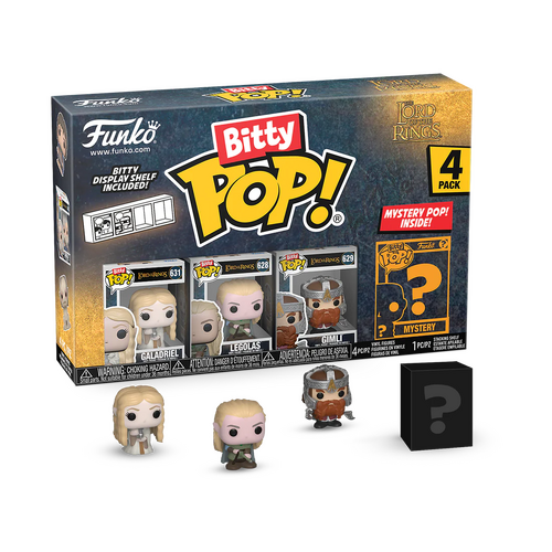 Funko Bitty POP! Movies The Lord Of The Rings Galadriel 4-Pack - New, Mint Condition