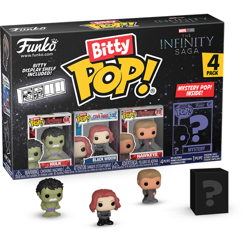 Funko Bitty POP! Marvel The Infinity Saga #71504 Hulk 4-Pack - New, Mint Condition