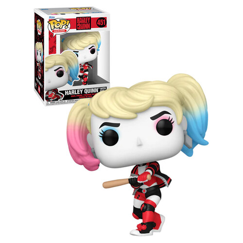 Funko POP! Heroes Harley Quinn 30th Anniversary #451 Harley Quinn With Bat - New, Mint Condition